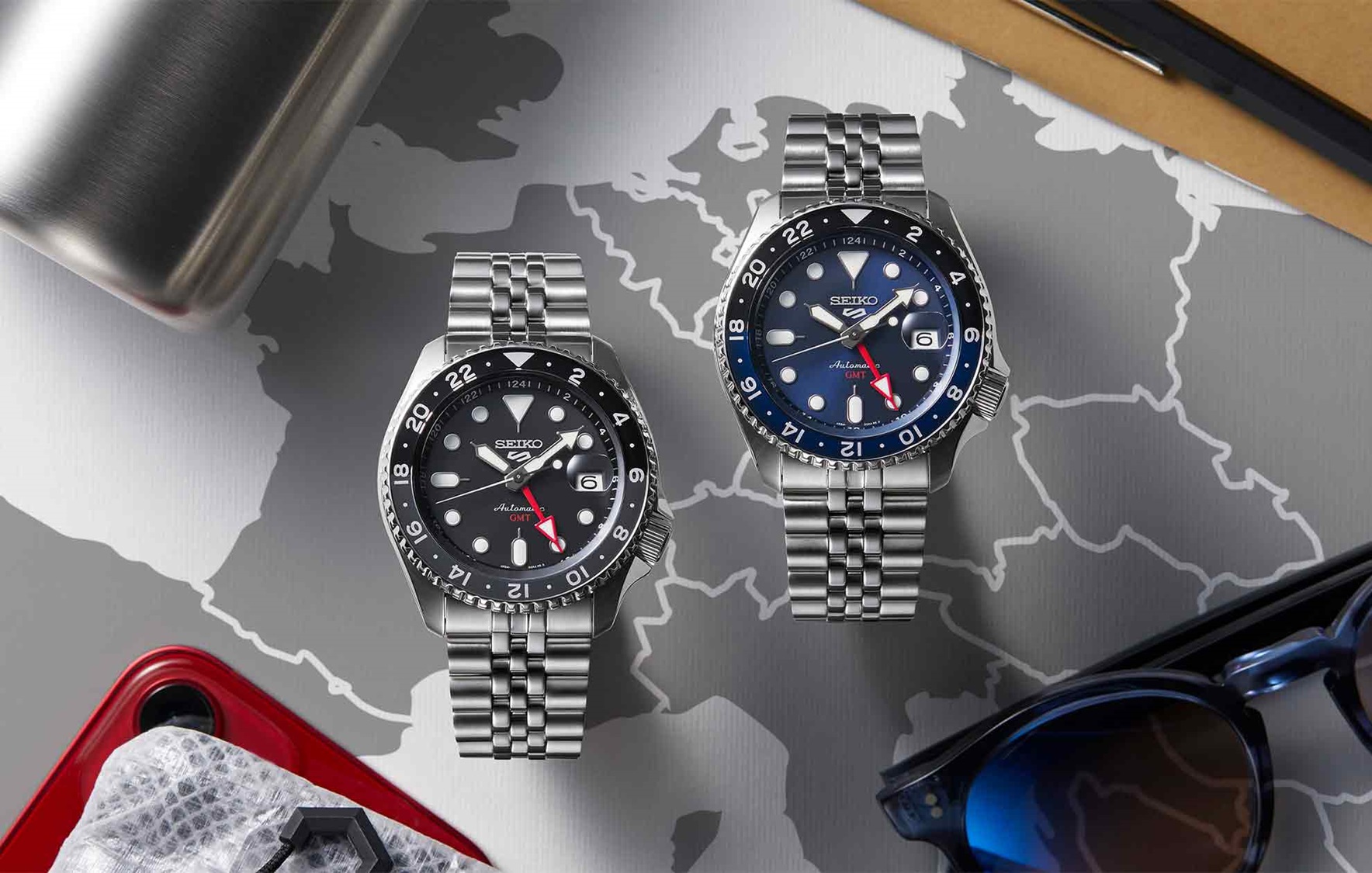 Gmt Seiko New Models 2019 Seiko SKX Series GMT SSK019J-8