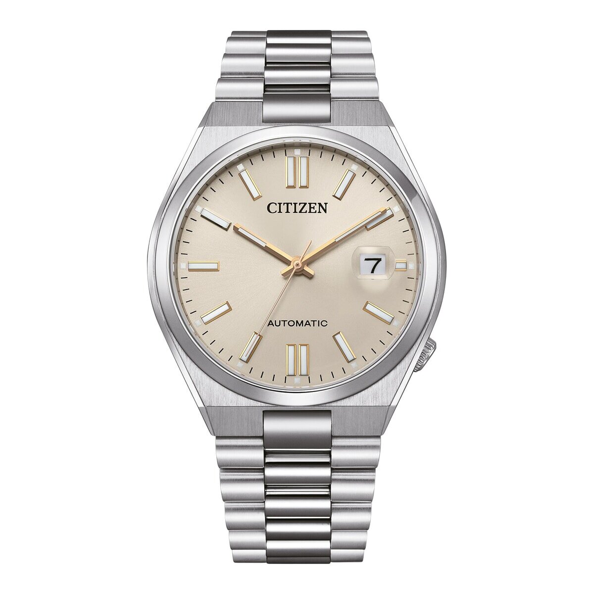 CITIZEN TSUYOSA Automatic 40mm Μπεζ Καντράν