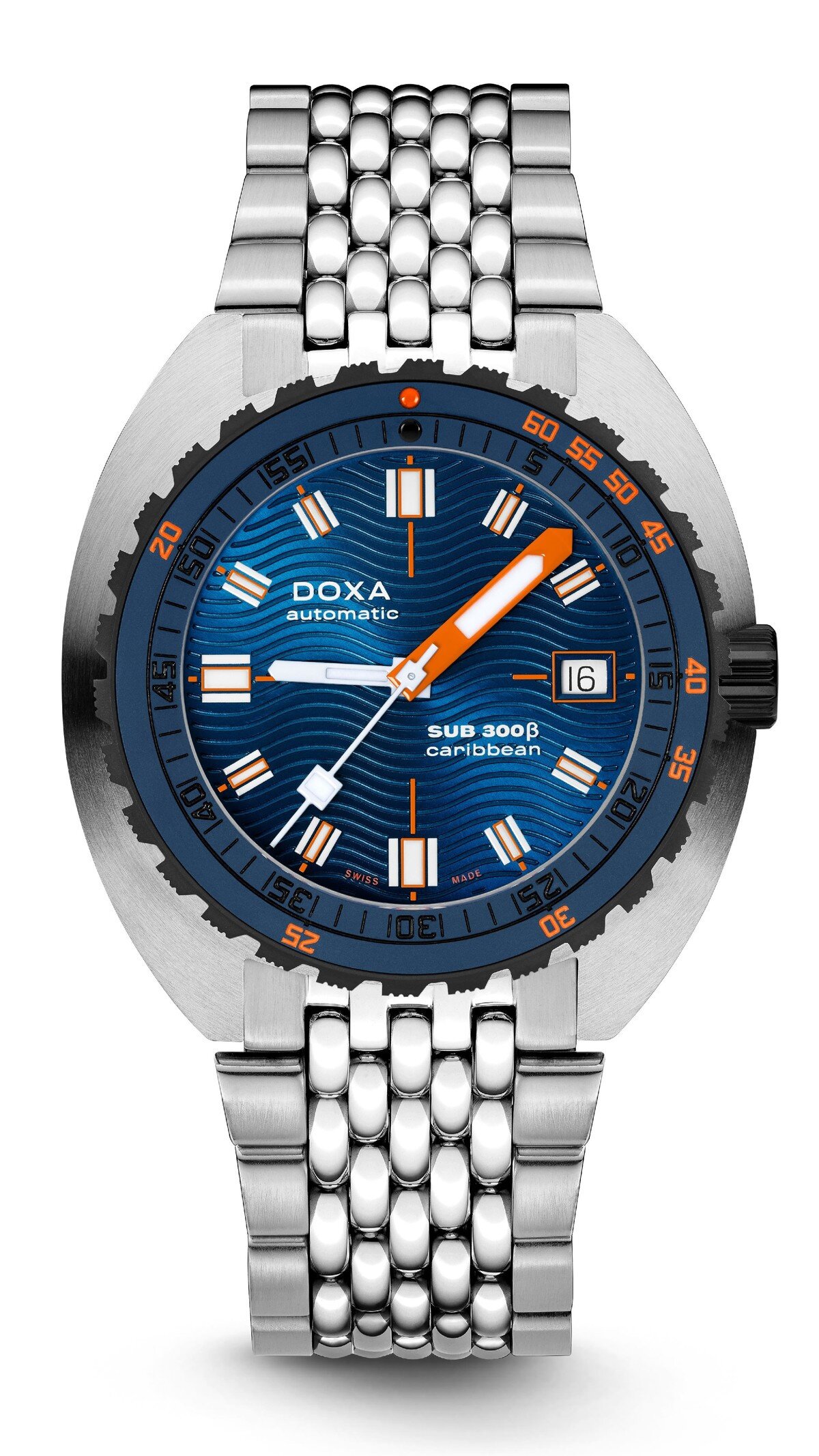 DOXA SUB 300β Caribbean 42.50 μπλε καντραν