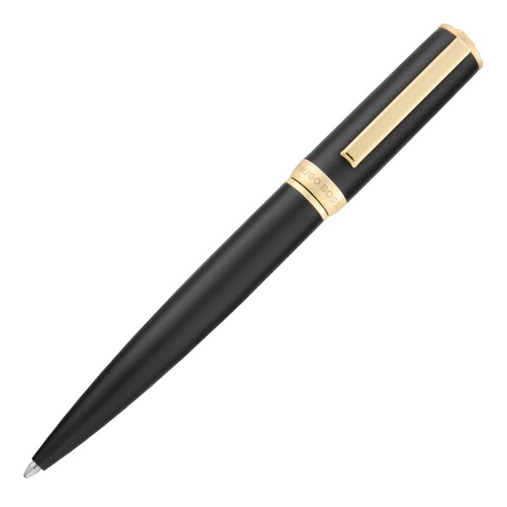 HUGO BOSS Arche Double B Στυλό Ballpoint Μαύρο & Χρυσό