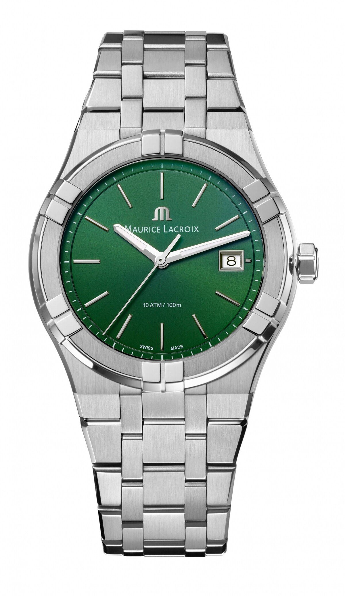 Maurice Lacroix AIKON Quartz 40mm Green Dial Gents Watch 