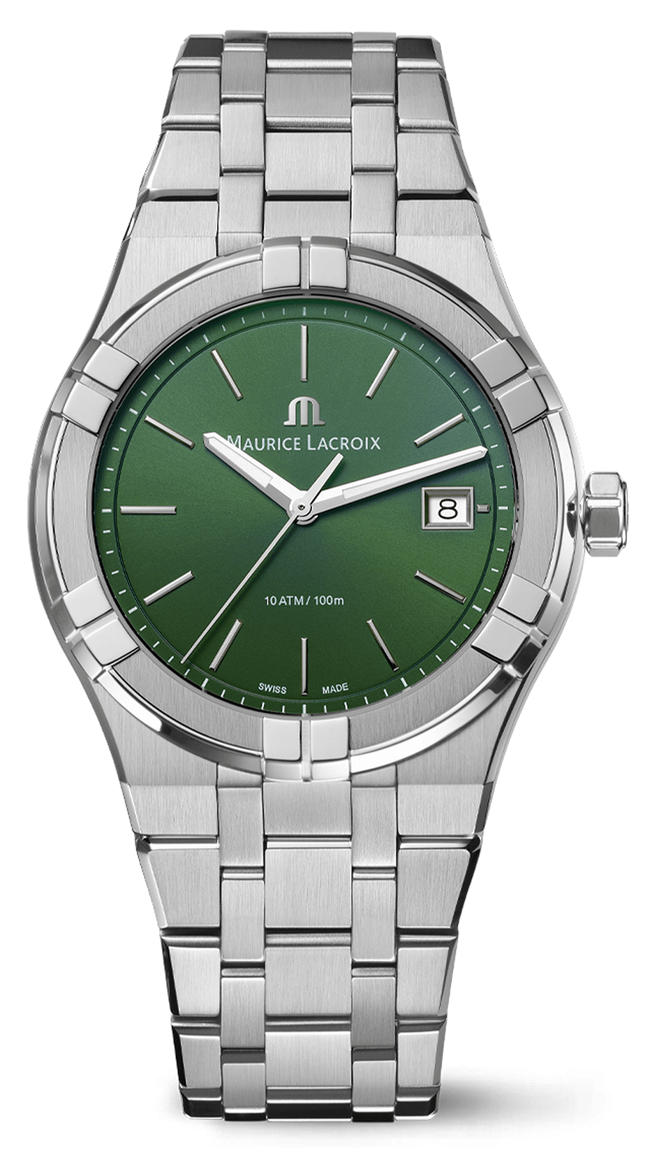 Maurice Lacroix AIKON Quartz 40mm Green Dial Gents Watch 