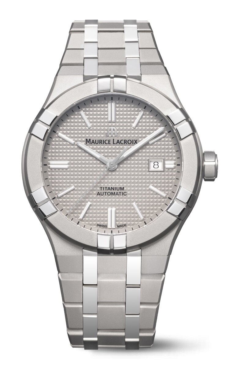 Maurice Lacroix AIKON Τιτάνιο Αυτόματο 42mm Γκρι Καντράν 