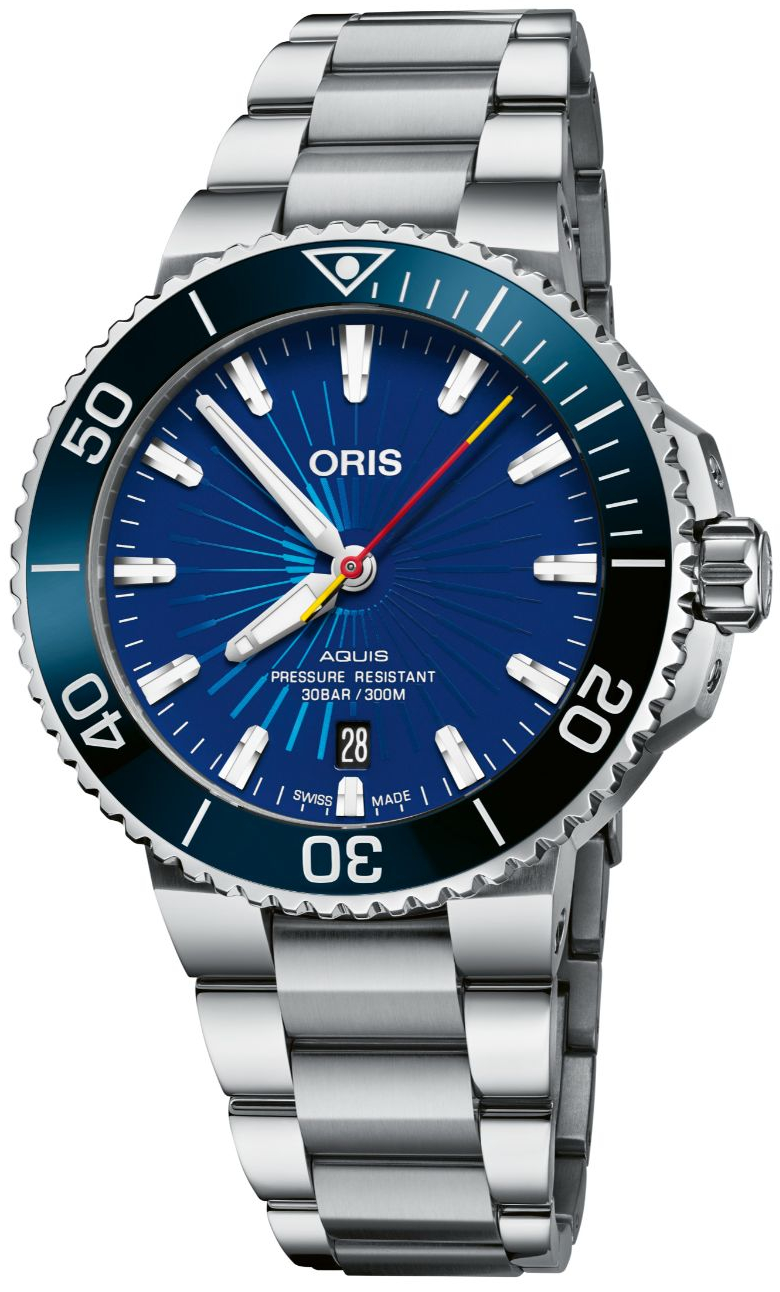 Oris Aquis SUN WUKONG LIMITED EDITION Automatic 41.50 MM Μπλε Καντράν 