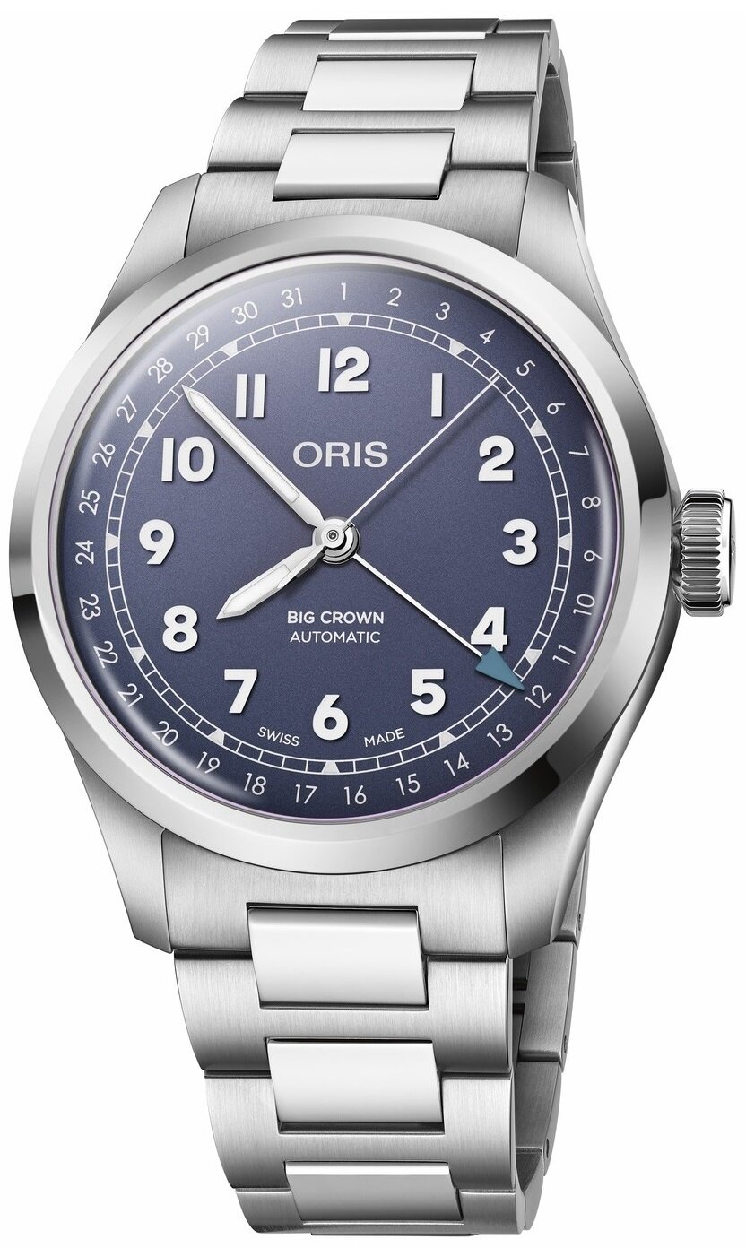 ORIS Big Crown Pointer Date Αυτόματο 40mm Μωβ Καντράν