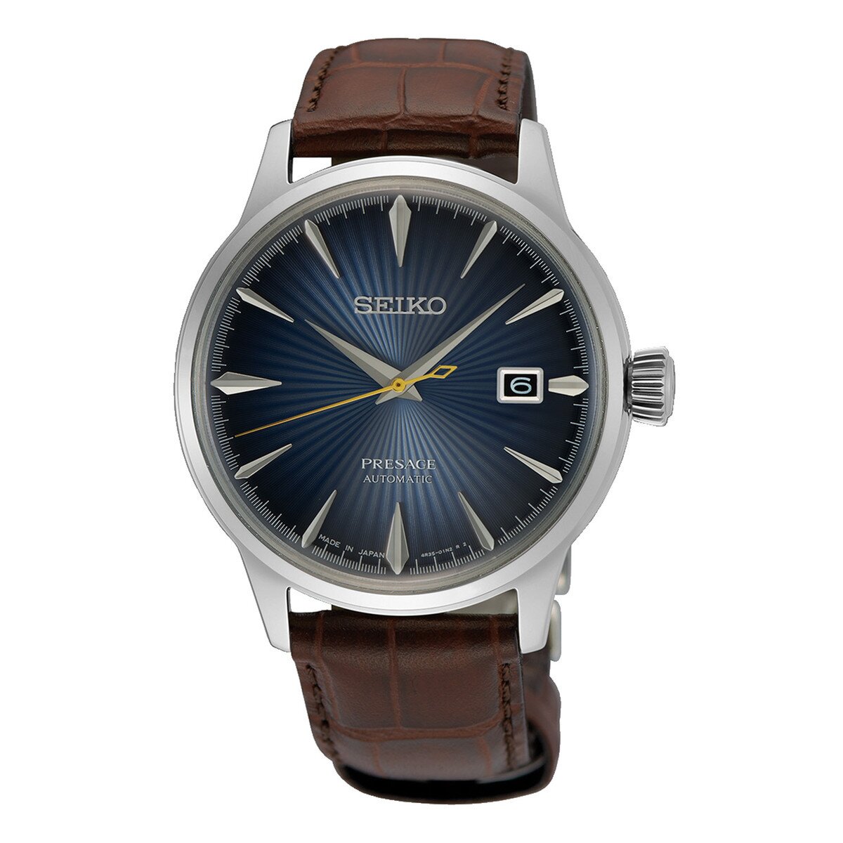SEIKO Presage 'Midnight Blue Moon' Cocktail Time 40.5mm μπλε καντραν