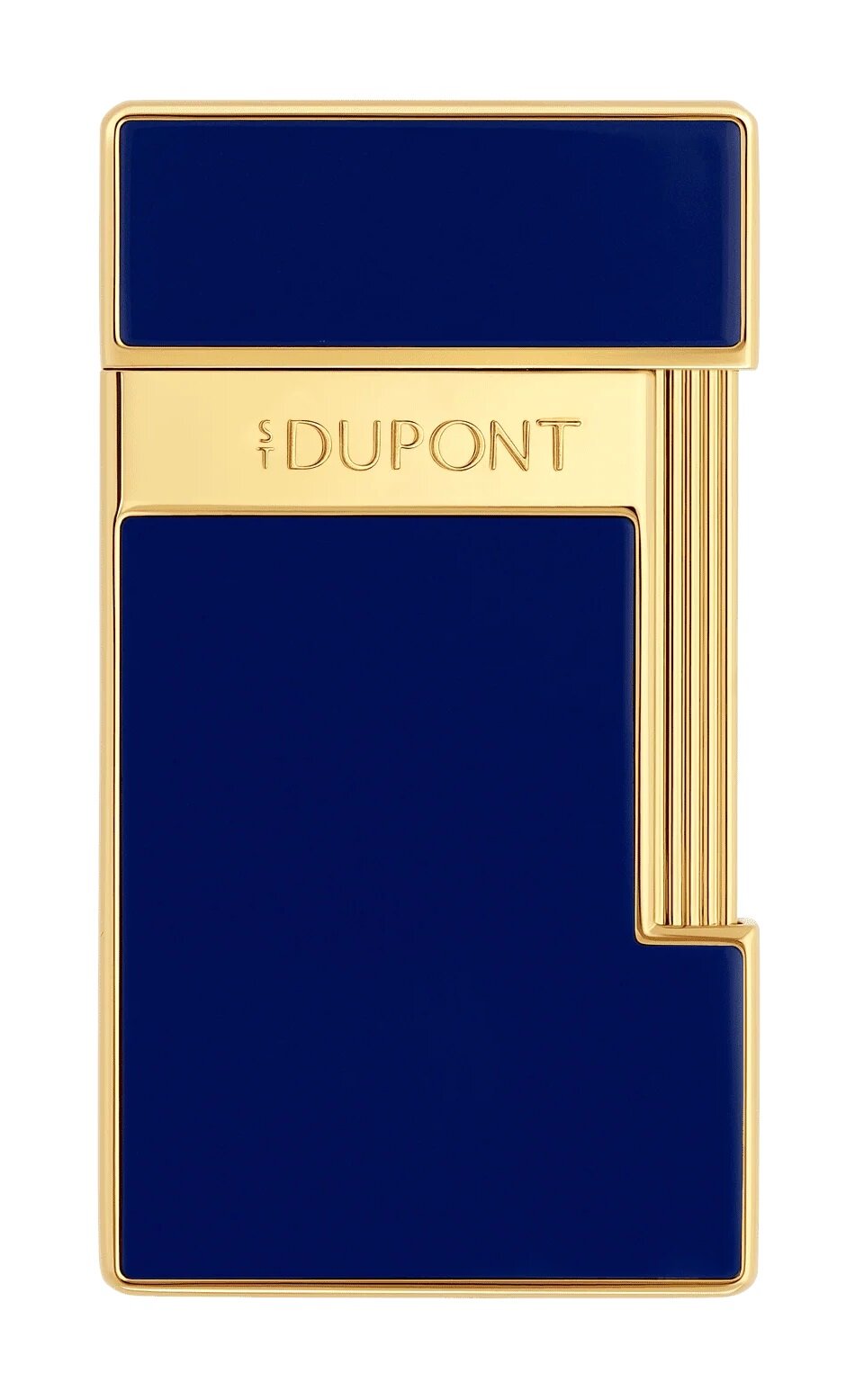 S.T. Dupont Slimmy Αναπτήρας Χρυσός Μπλε Λάκα