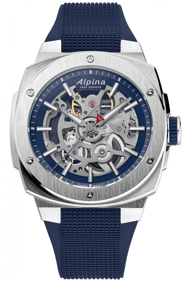 ALPINA ALPINER EXTREME AUTOMATIC 39mm Skeleton Μπλε Καντράν