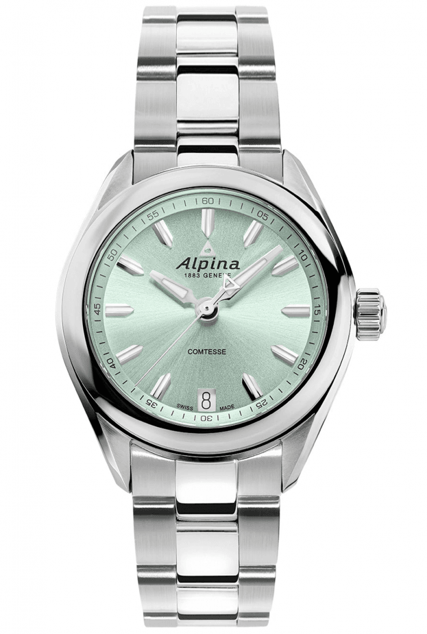 Alpina Comtesse Quartz 34mm fresh green dial