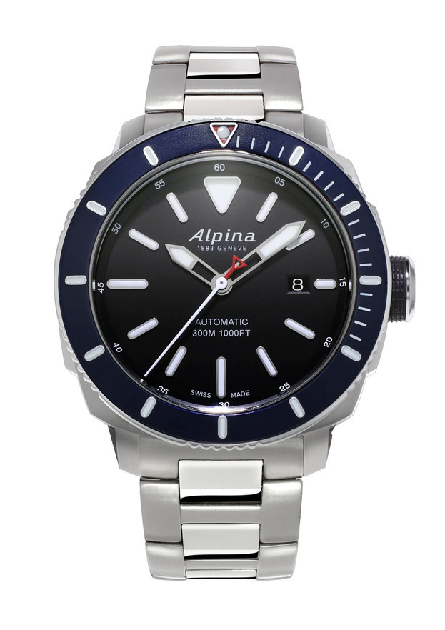 ALPINA SEASTRONG DIVER 300 AUTOMATIC 44MM ΜΑΥΡΟ ΚΑΝΤΡΑΝ