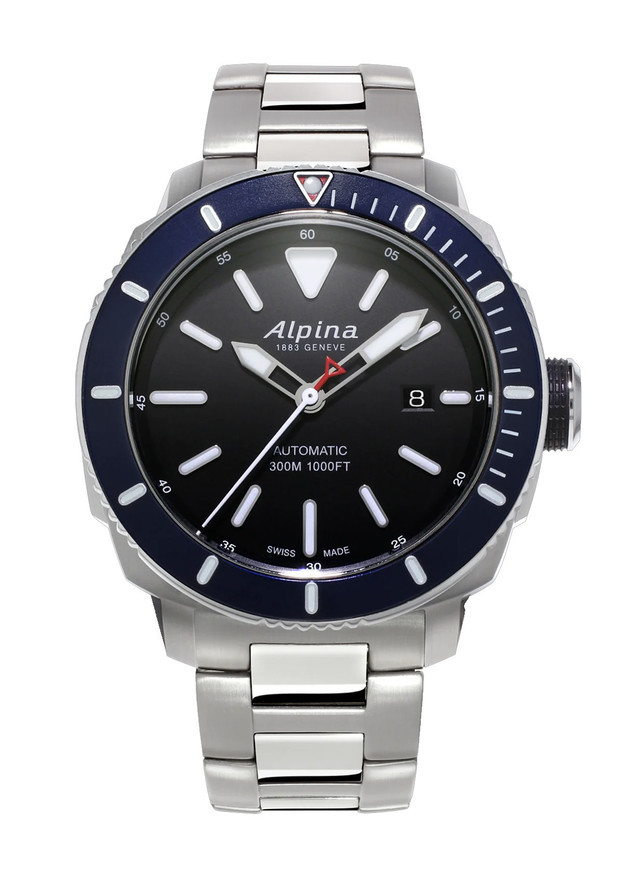 ALPINA SEASTRONG DIVER 300 AUTOMATIC 44MM BLACK DIAL