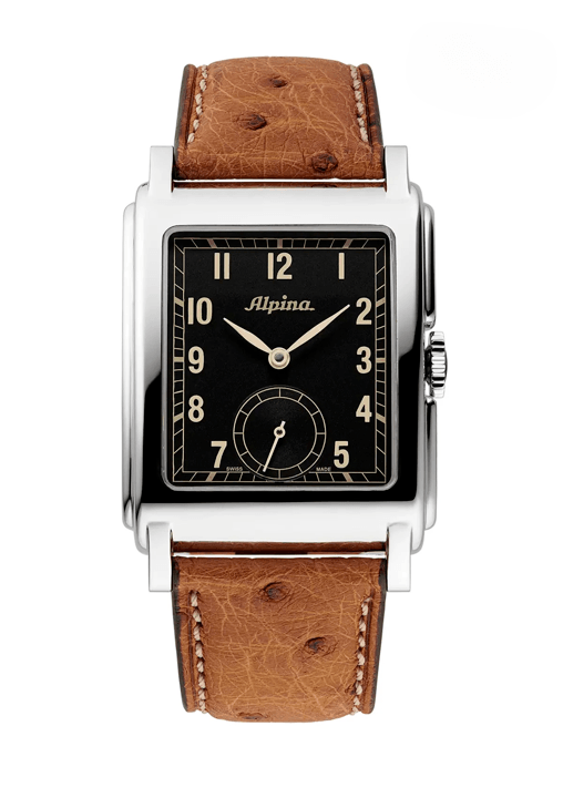 Alpina Heritage Carrée Automatic 140 Years 32.50x39mm black dial