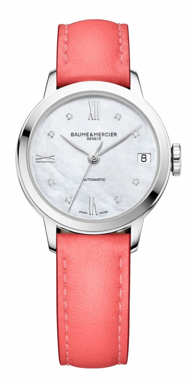 BAUME et MERCIER Classima Automatic 31mm Λευκό Mother-of-Pearl Καντράν με Μπριγιάν