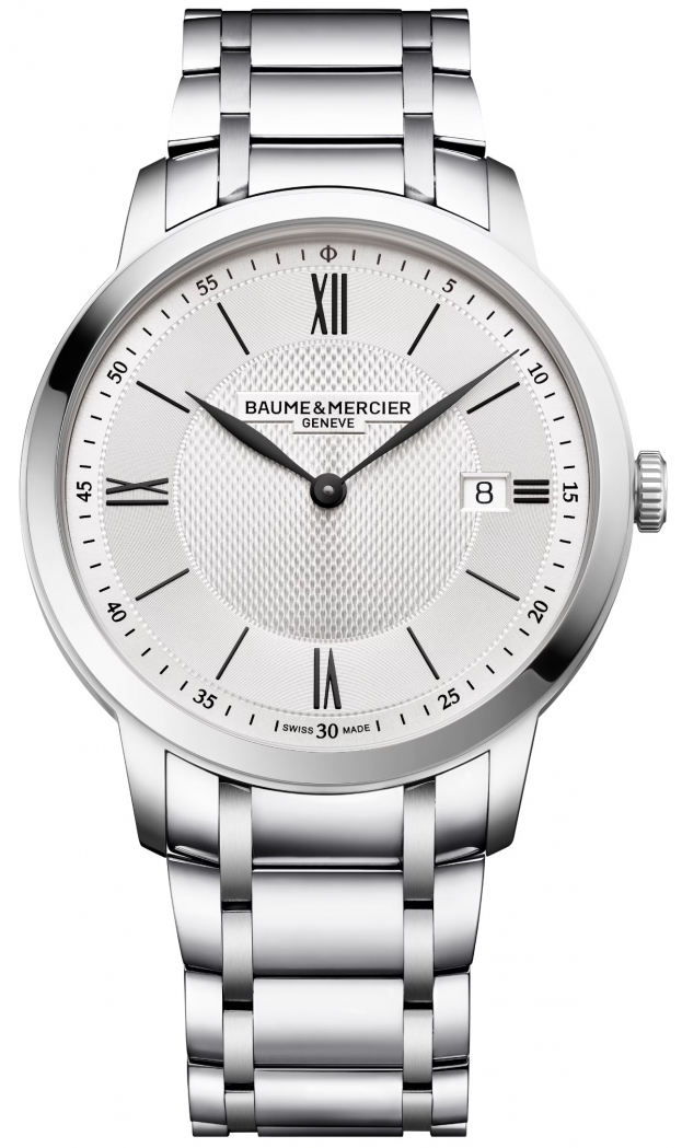 BAUME et MERCIER Classima Μπαταρίας 40mm Ασημί Καντράν