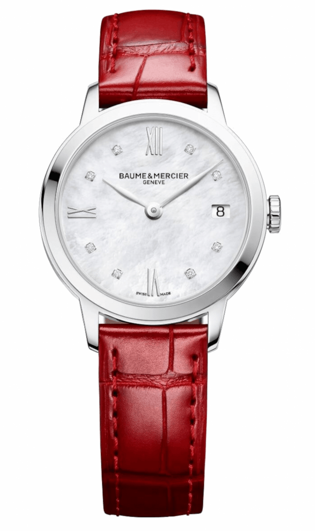 BAUME et MERCIER Classima Quartz 31mm Λευκό Mother-of-Pearl Καντράν με Μπριγιάν