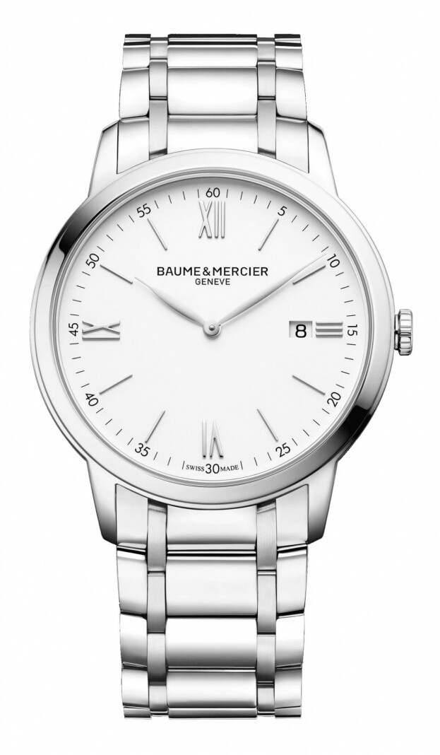 BAUME et MERCIER Classima QUARTZ  42 MM White Dial