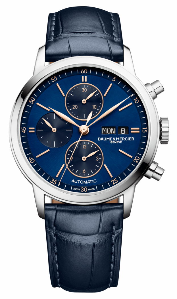 BAUME et MERCIER Classima CHRONOGRAPH 42mm blue dial