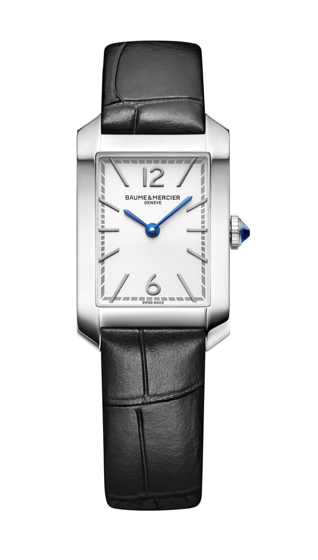 BAUME et MERCIER Hampton Μπαταρίας 35 x 22mm Λευκό Καντράν