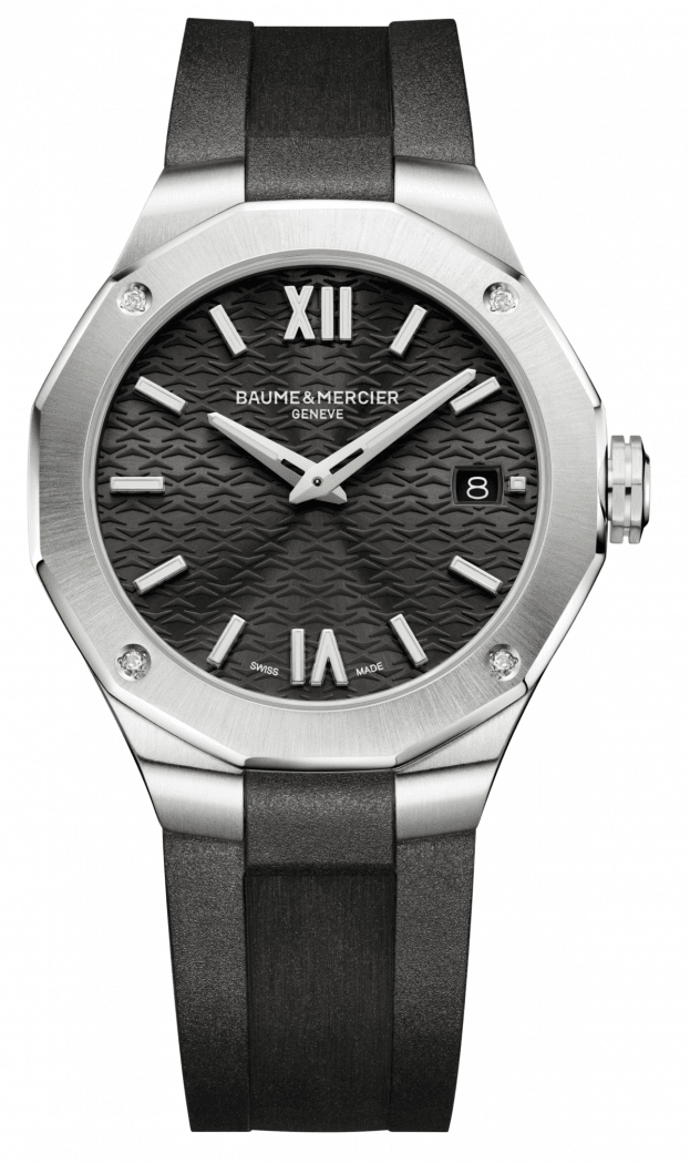 BAUME et MERCIER Riviera Quartz 36mm Black Dial Diamond set
