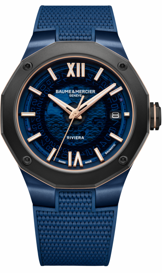 BAUME et MERCIER Riviera Automatic 42mm blue dial