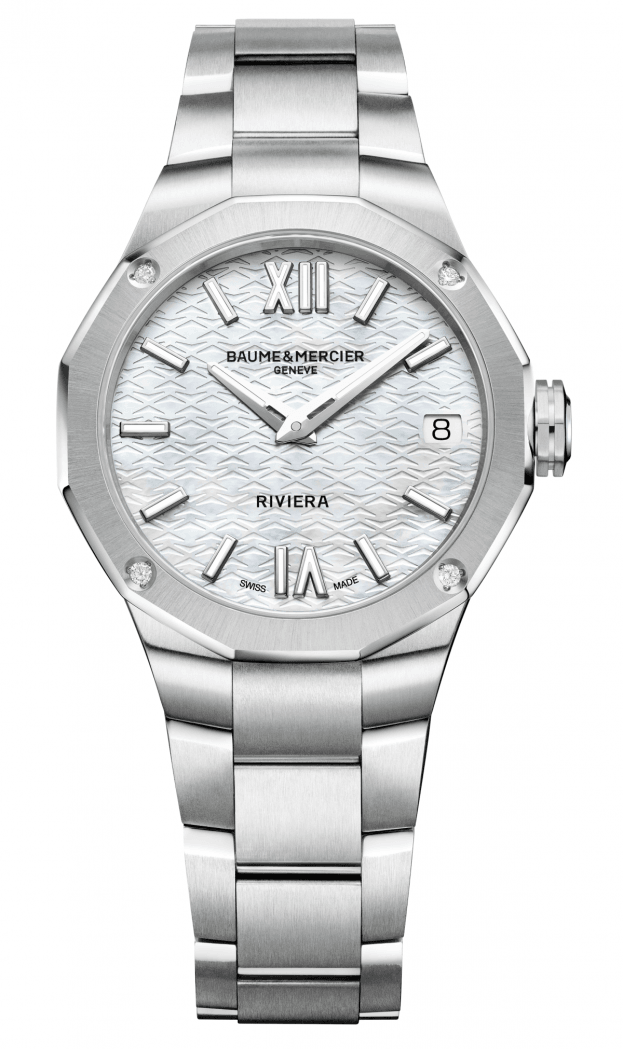 BAUME et MERCIER Riviera Quartz 33mm White Mother of  pearl Dial