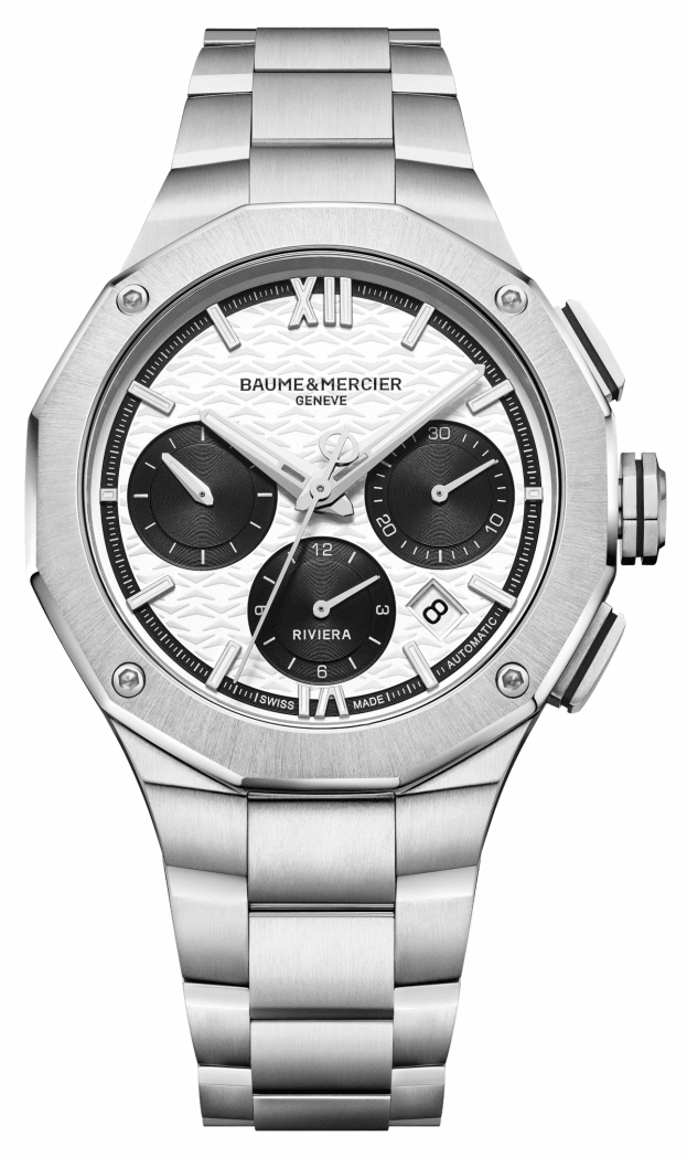 BAUME et MERCIER Riviera Χρονογράφος Αυτόματο 41mm Λευκό Καντράν