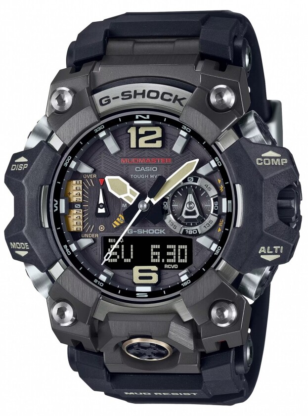 CASIO G-SHOCK Mudmaster Solar 52,1mm Black Dial