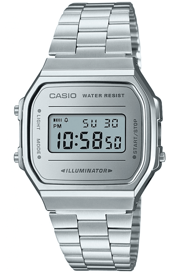 Casio Vintage Stainless Steel 38.6mm x 36.3mm Silver