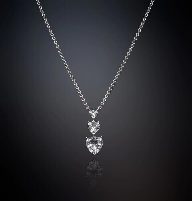 CHIARA FERRAGNI FIRST LOVE Κολιέ Με Τρεις Καρδιές