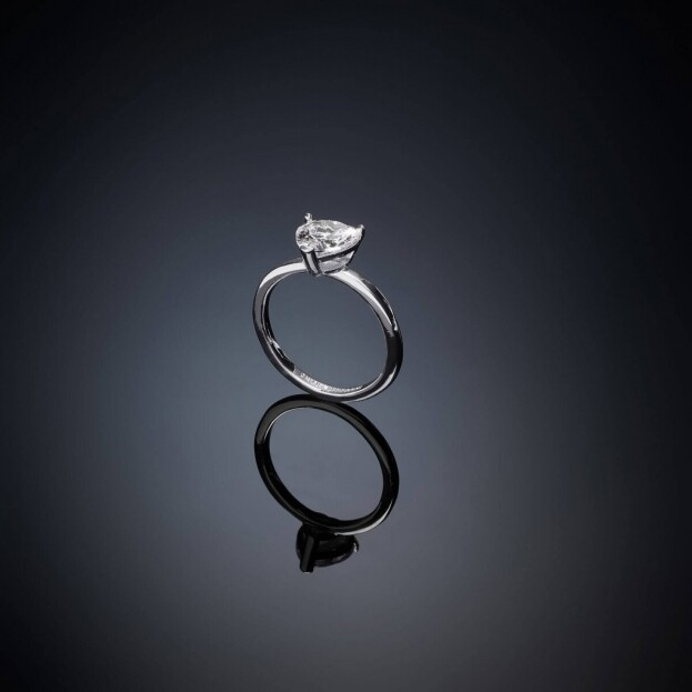 CHIARA FERRAGNI LOVE PARADE RING Ασημένιο Μονόπετρο Δαχτυλίδι Με Καρδιά