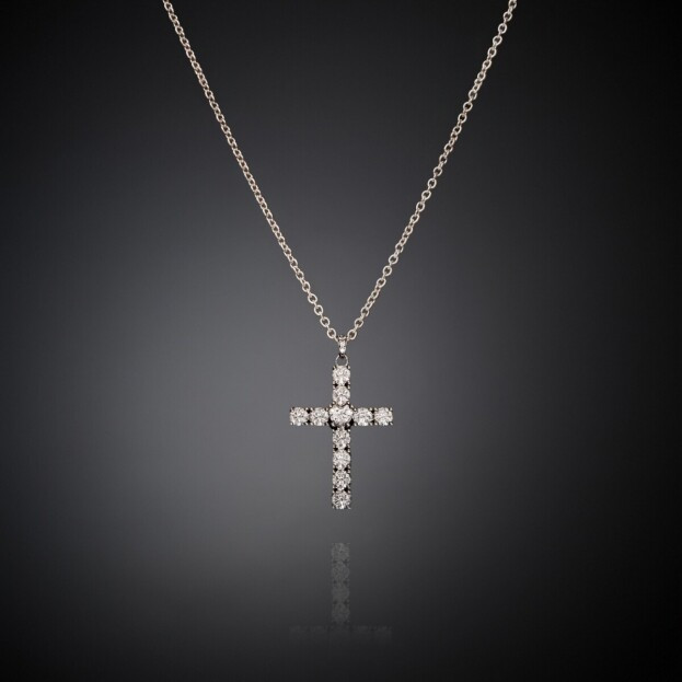 CHIARA FERRAGNI BOLD CROSS PENDANT NECKLACE Κολιέ Σταυρός