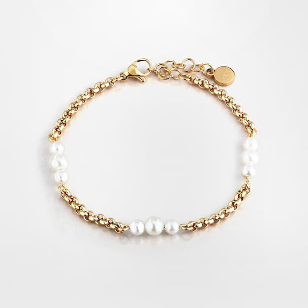 CHIARA FERRAGNI Perla Βραχιόλι Χρυσό Με Πέρλες