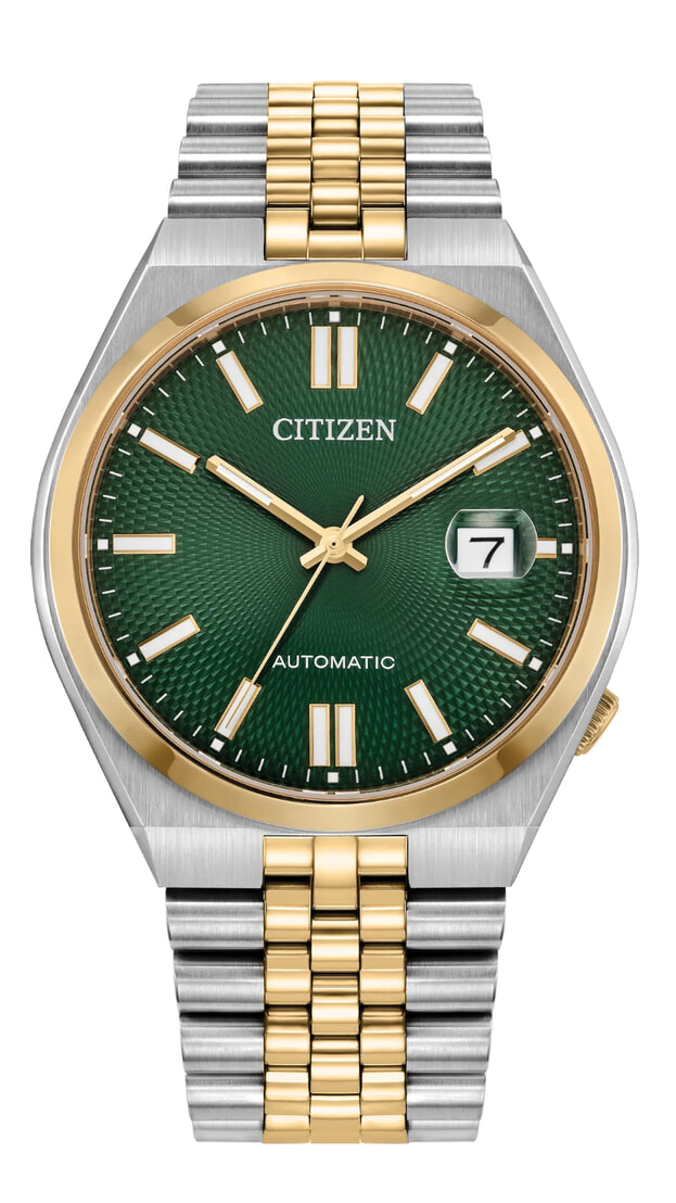 CITIZEN Tsuyosa 60 Αυτόματο 40mm Πράσινο Καντράν