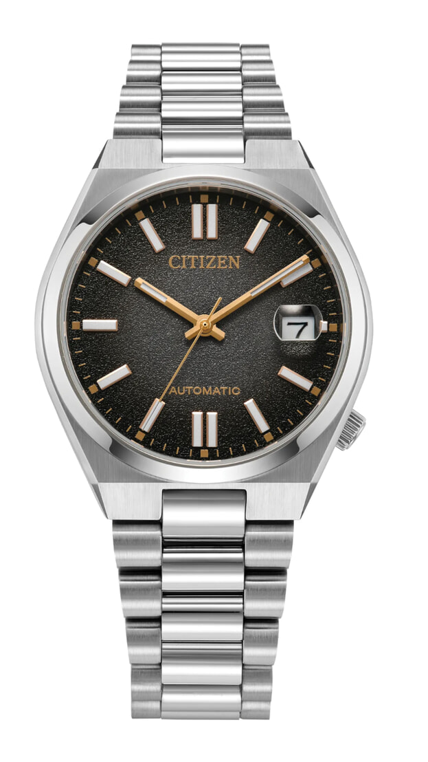 CITIZEN Tsuyosa “Time Slip” Limited Edition Αυτόματο 37mm Μαύρο Καντράν