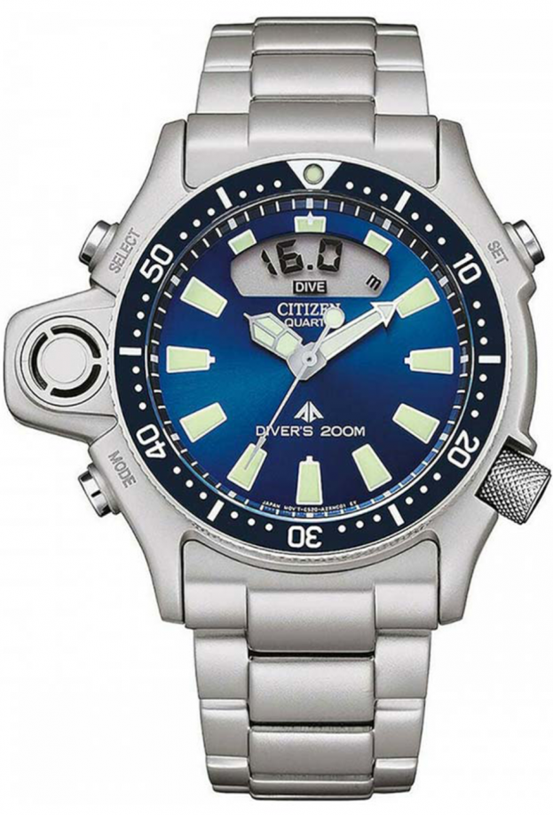 Citizen Promaster Marine Quartz 50.7mm Blue Dial