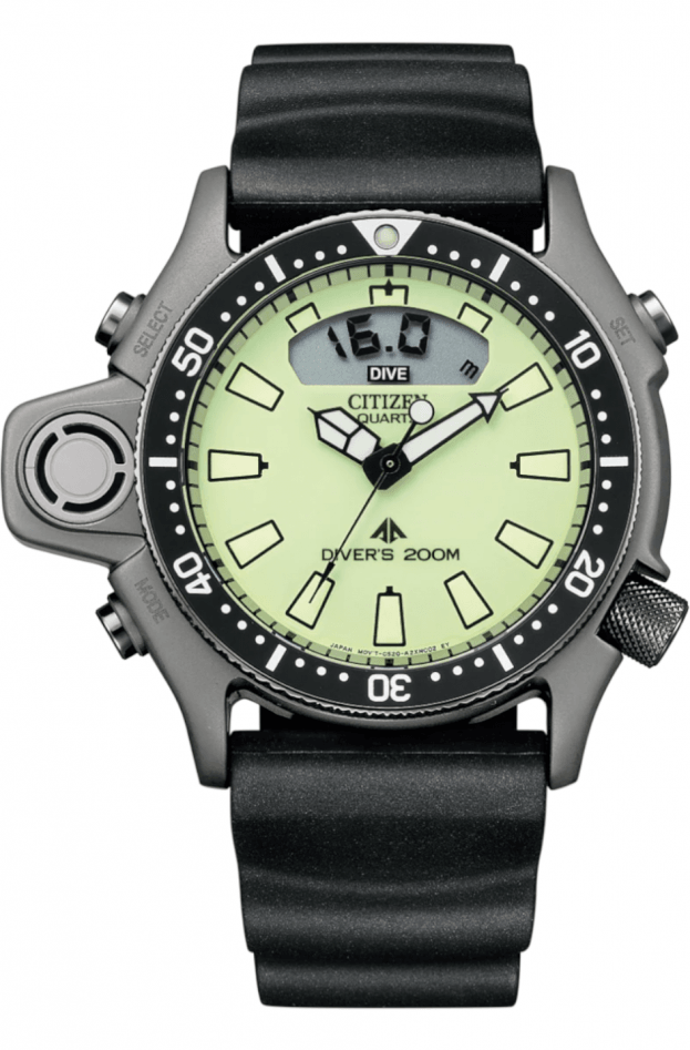 Citizen Promaster Marine Quartz 50.7mm Green Dial