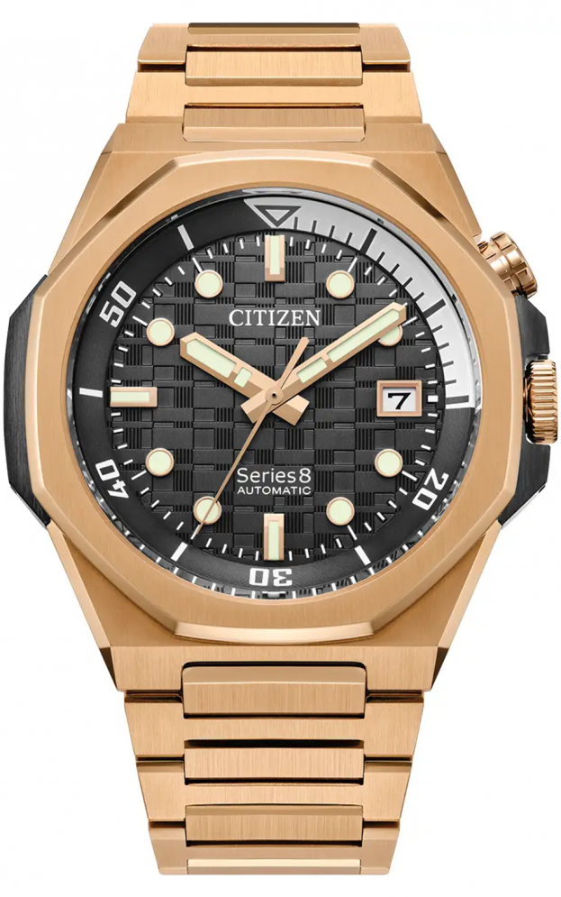 CITIZEN series 8  Mechanical 40.5mm μαυρο καντραν