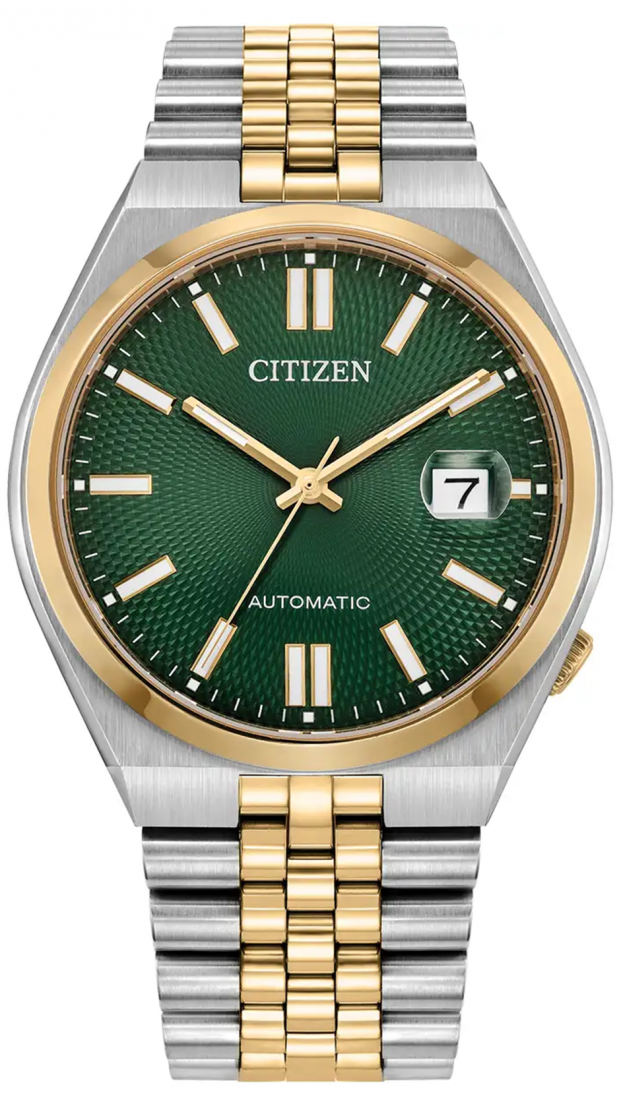 CITIZEN Tsuyosa 60 Αυτόματο 40mm Πράσινο Καντράν