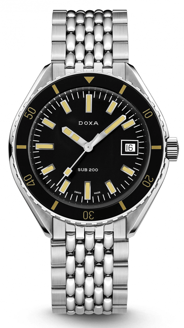 DOXA SUB 200 SHARKHUNTER automatic 42 mm black DIAL DIVER'S WATCH