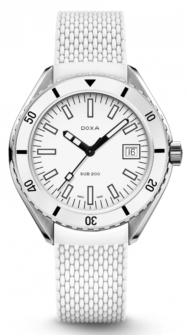 DOXA SUB 200 WHITEPEARL automatic 42 mm White DIAL DIVER'S WATCH