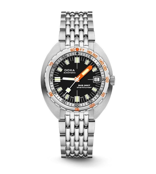 DOXA SUB 200T SHARKHUNTER 39mm μαυρο καντραν