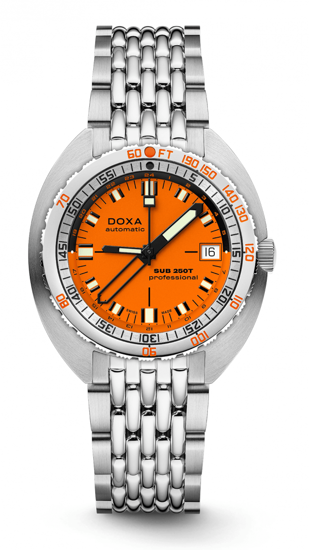DOXA SUB 250T GMT Professional Αυτόματο 40mm Πορτοκαλί Καντράν