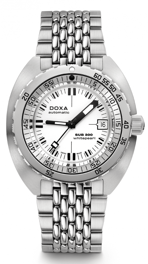 DOXA SUB 300 WHITEPEARL 42.5 mm WHITE DIAL DIVER'S WATCH