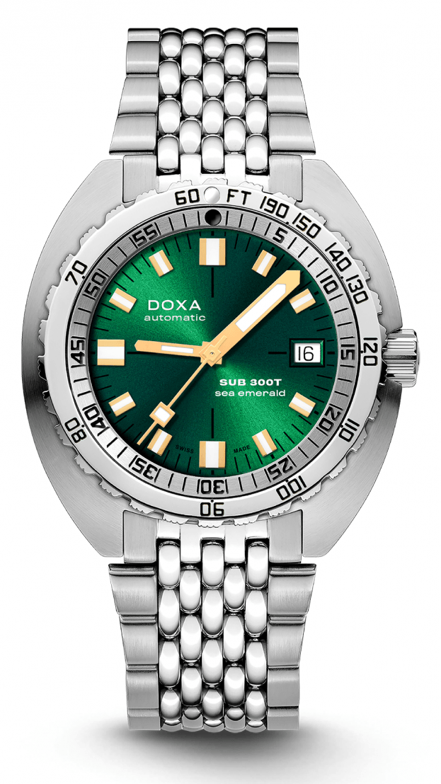 DOXA SUB 300Τ SEA EMERALD Αυτόματο 42.5mm ΠΡΑΣΙΝΟ ΚΑΝΤΡΑΝ