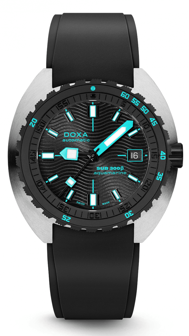 DOXA SUB 300β Aquamarine 42.50 μαύρο καντραν