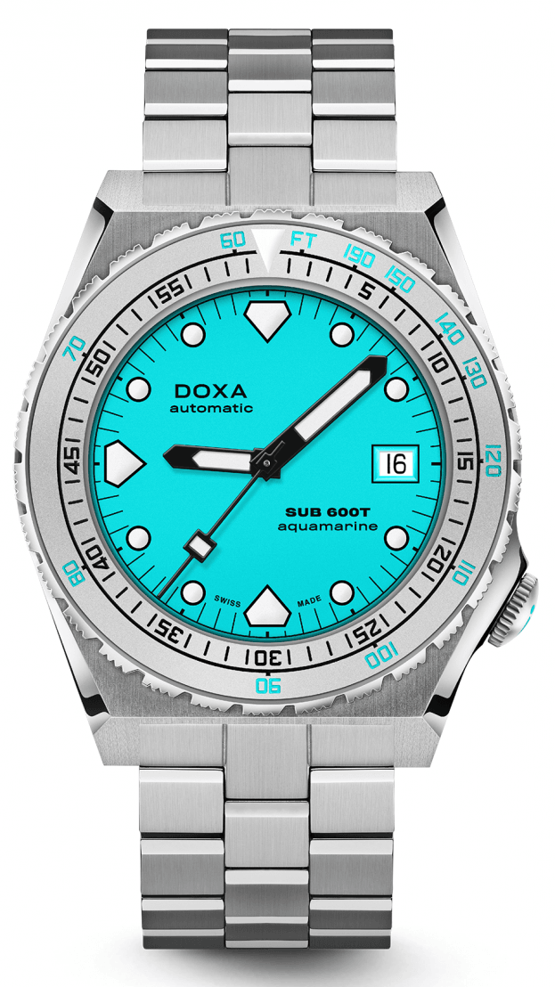 DOXA SUB 300T AQUAMARINE automatic 40 mm Turquoise DIAL DIVER'S WATCH
