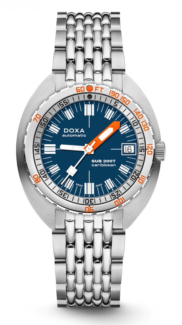 DOXA SUB SUB 200T CARIBBEAN 39mm μπλε καντραν