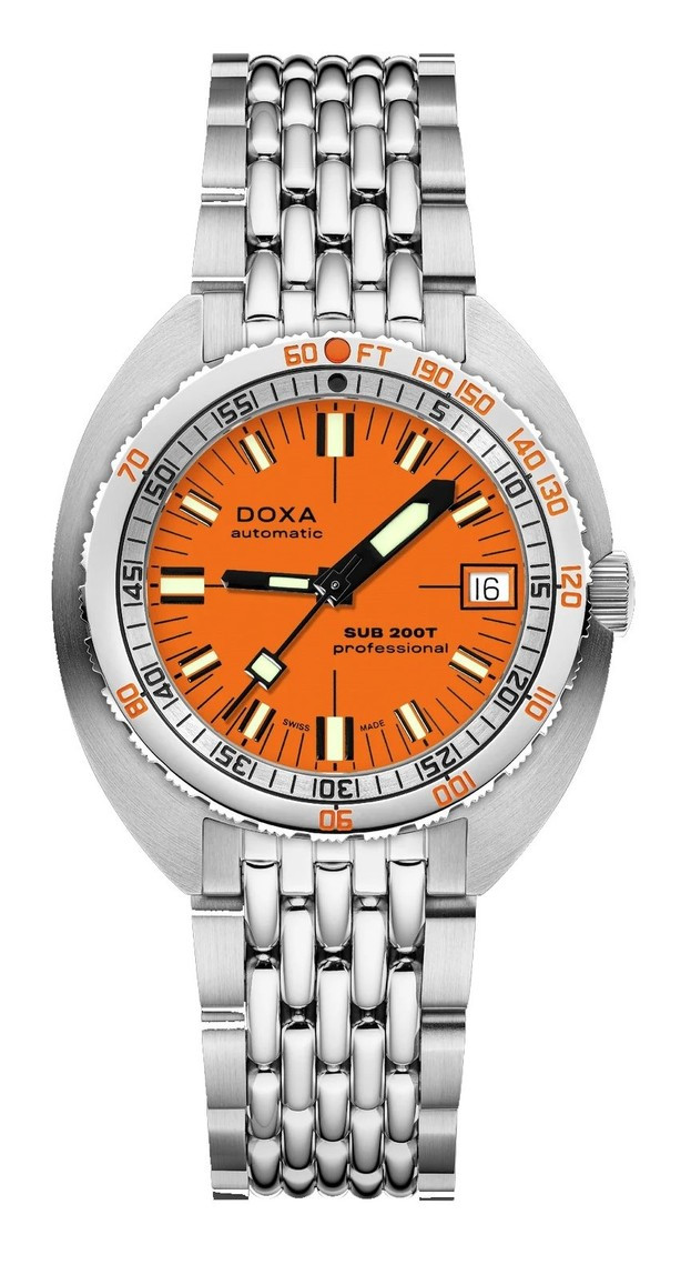 DOXA SUB SUB 200T Professional 39mm πορτοκαλι καντραν