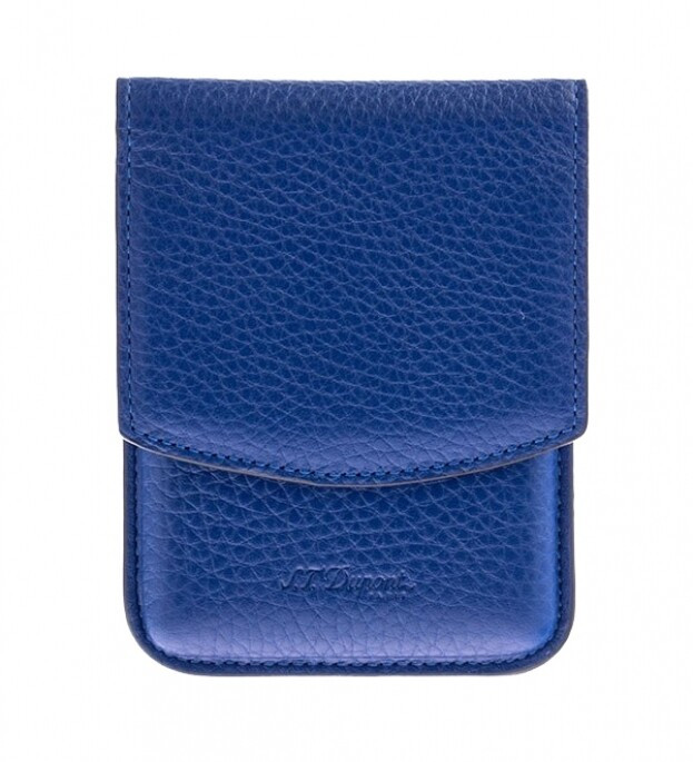 S.T. DUPONT Cigarillos CASE BLUE