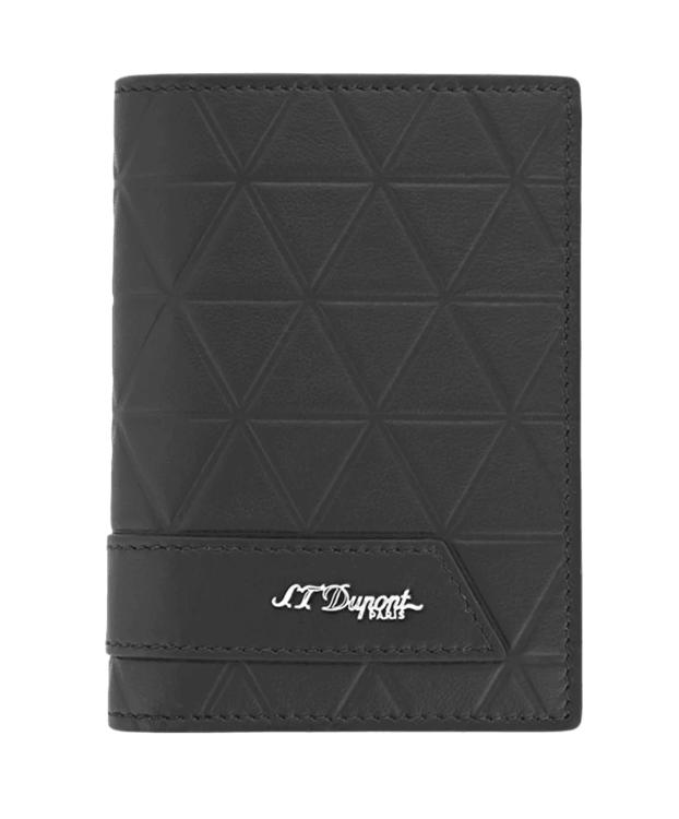 FIREHEAD BLACK VERTICAL WALLET WITH 4 CARD SLOTS